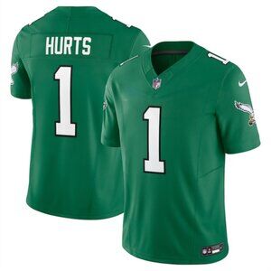 Mens Kids Youths Jalen Jurts Kelly Green Vapor Stitched Jersey